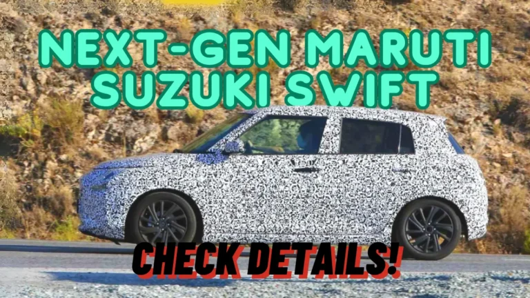 Next-gen Maruti Suzuki Swift